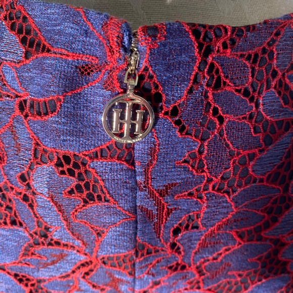 NWT - TOMMY HILFIGER Lace Fit and Flare Dress - Picture 13 of 14